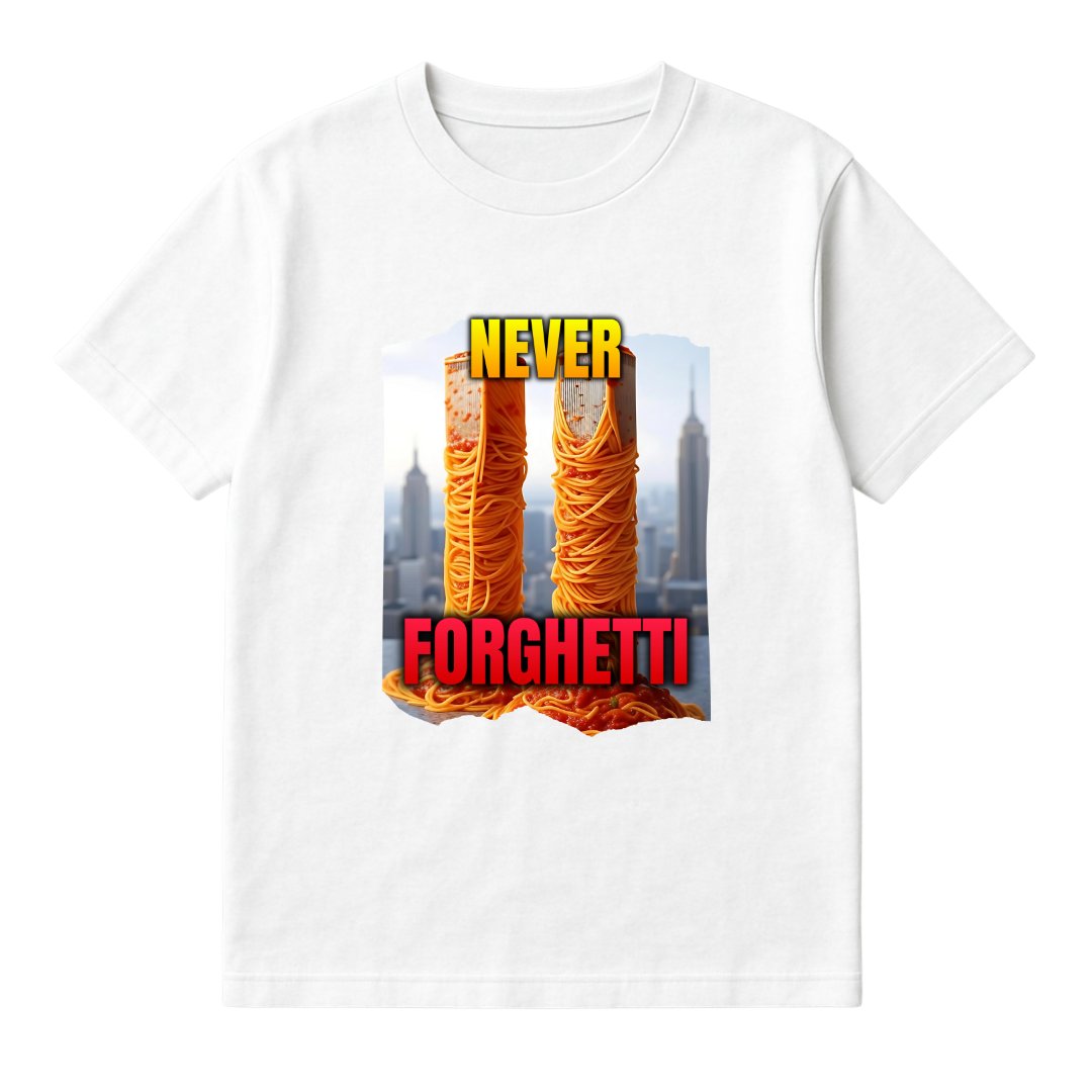 NEVER FORGHETTI