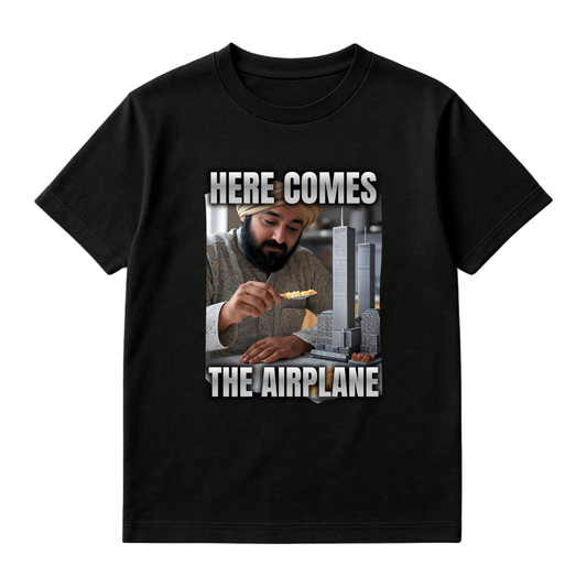 HERE COMES THE AIRPLANE