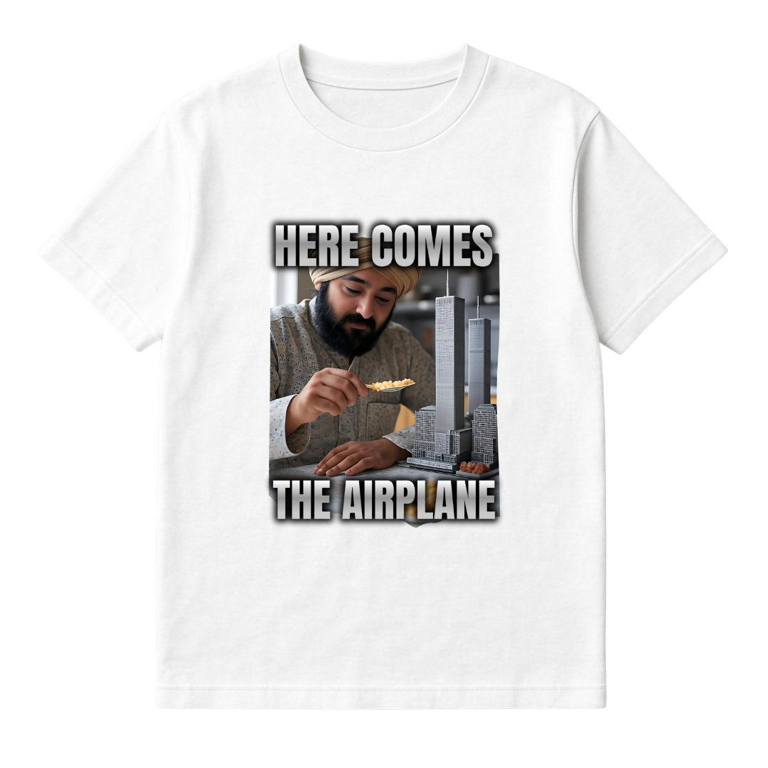 HERE COMES THE AIRPLANE
