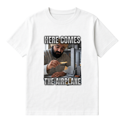 HERE COMES THE AIRPLANE