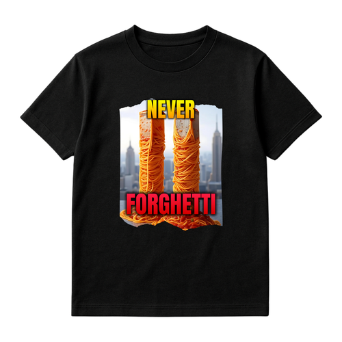 NEVER FORGHETTI
